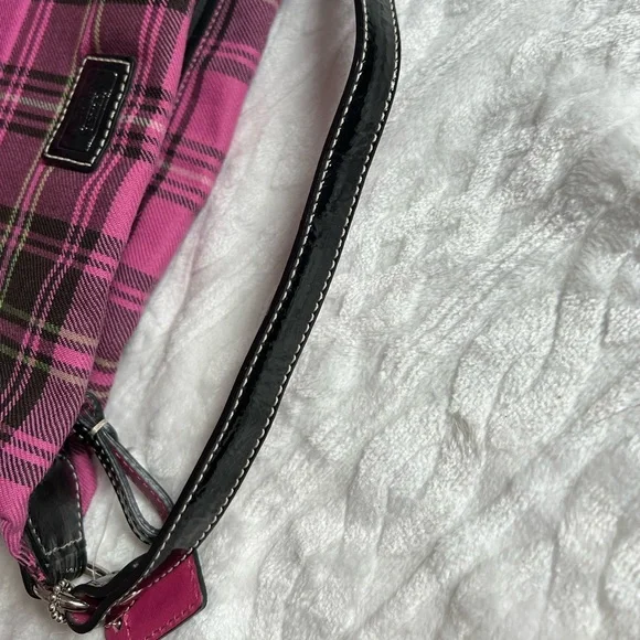Coach Purse - Plaid Pink NWT - Picture 6 of 11